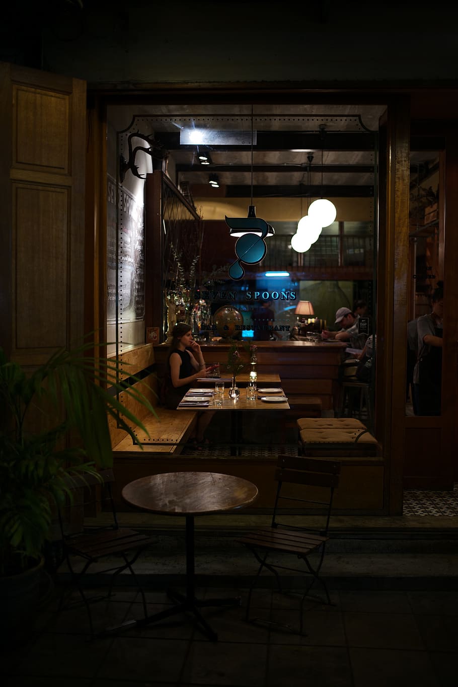 thailand, seven spoons, table, lighting equipment, indoors HD wallpaper