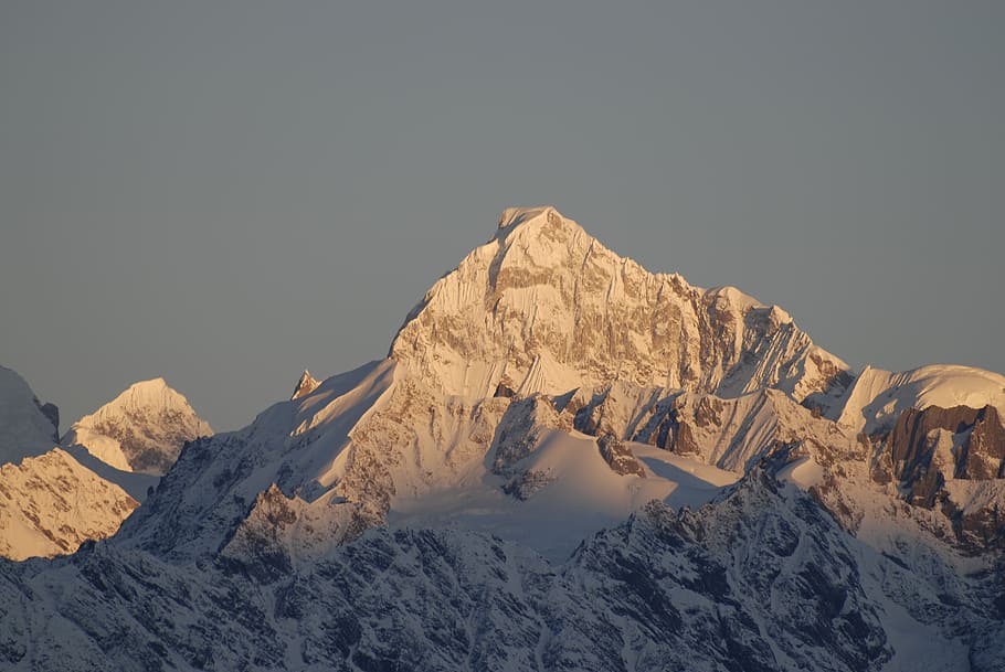 nepal, langtang, himalaya, snow, travel, mountain, cold temperature, HD wallpaper