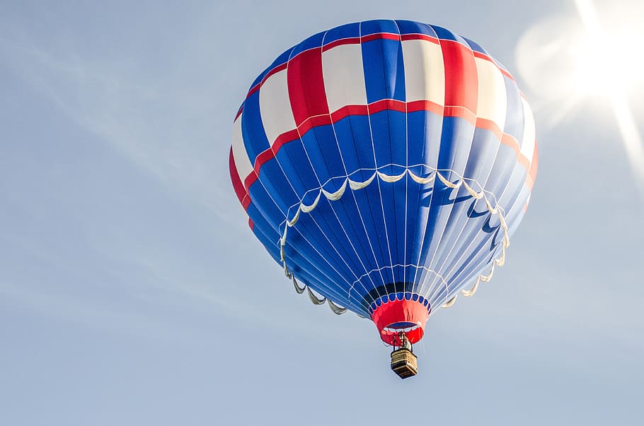 hot, air, balloon, sky, flying, colorful, floating, ballooning HD wallpaper