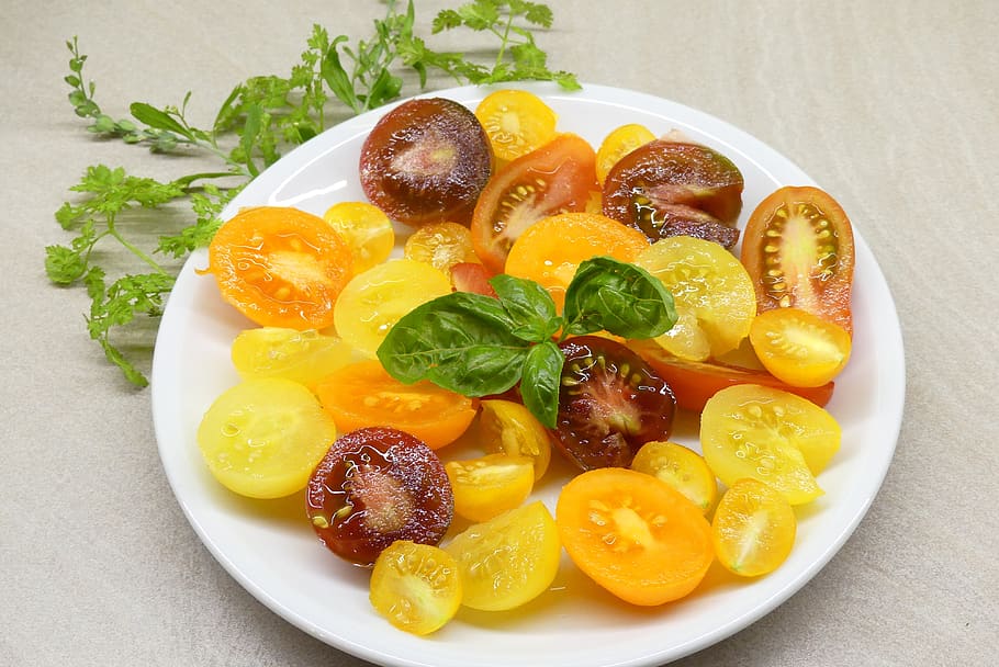 tomatoes, harvest, garden, vegetables, eat, red, fresh, healthy, HD wallpaper
