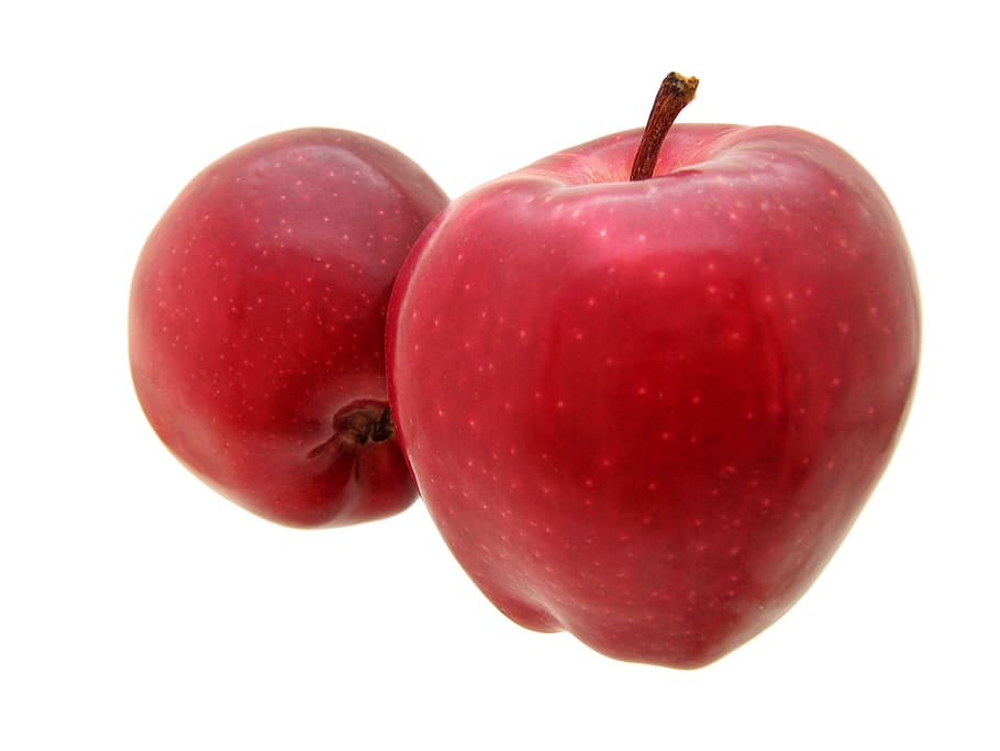 red, fresh, apple, bright, market, isolated, vegetarian, natural HD wallpaper