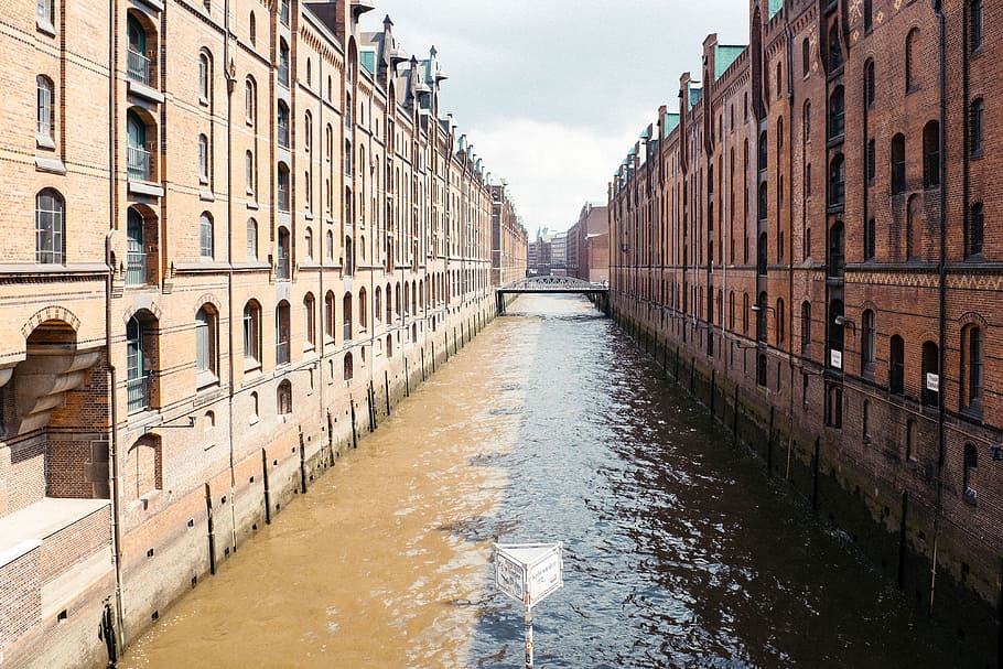 Hamburg Speicherstadt, ancient, architecture, attraction, brick HD wallpaper