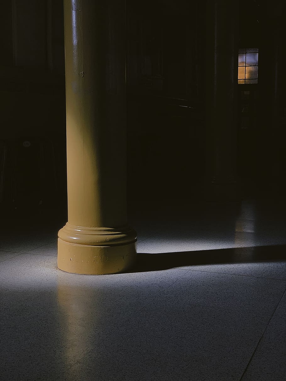 flooring, architecture, building, column, pillar, corridor HD wallpaper