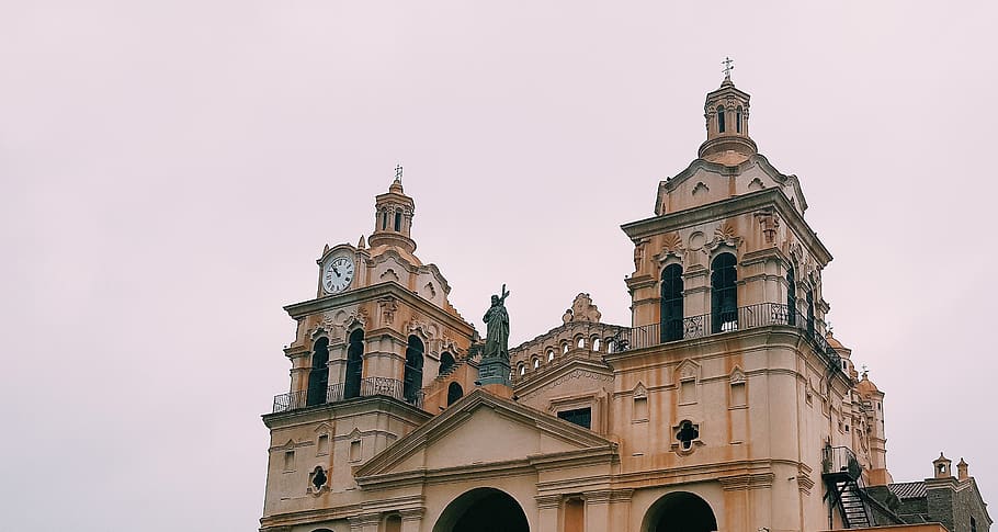 building, architecture, tower, clock tower, argentina, steeple HD wallpaper