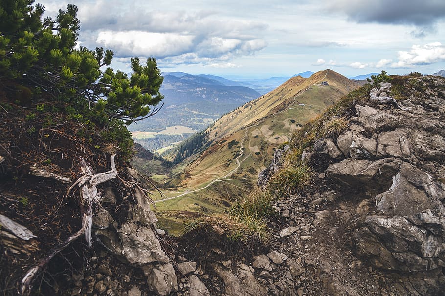 fellhorn, mountains, peak, path, allgäu, rocks, beauty in nature HD wallpaper