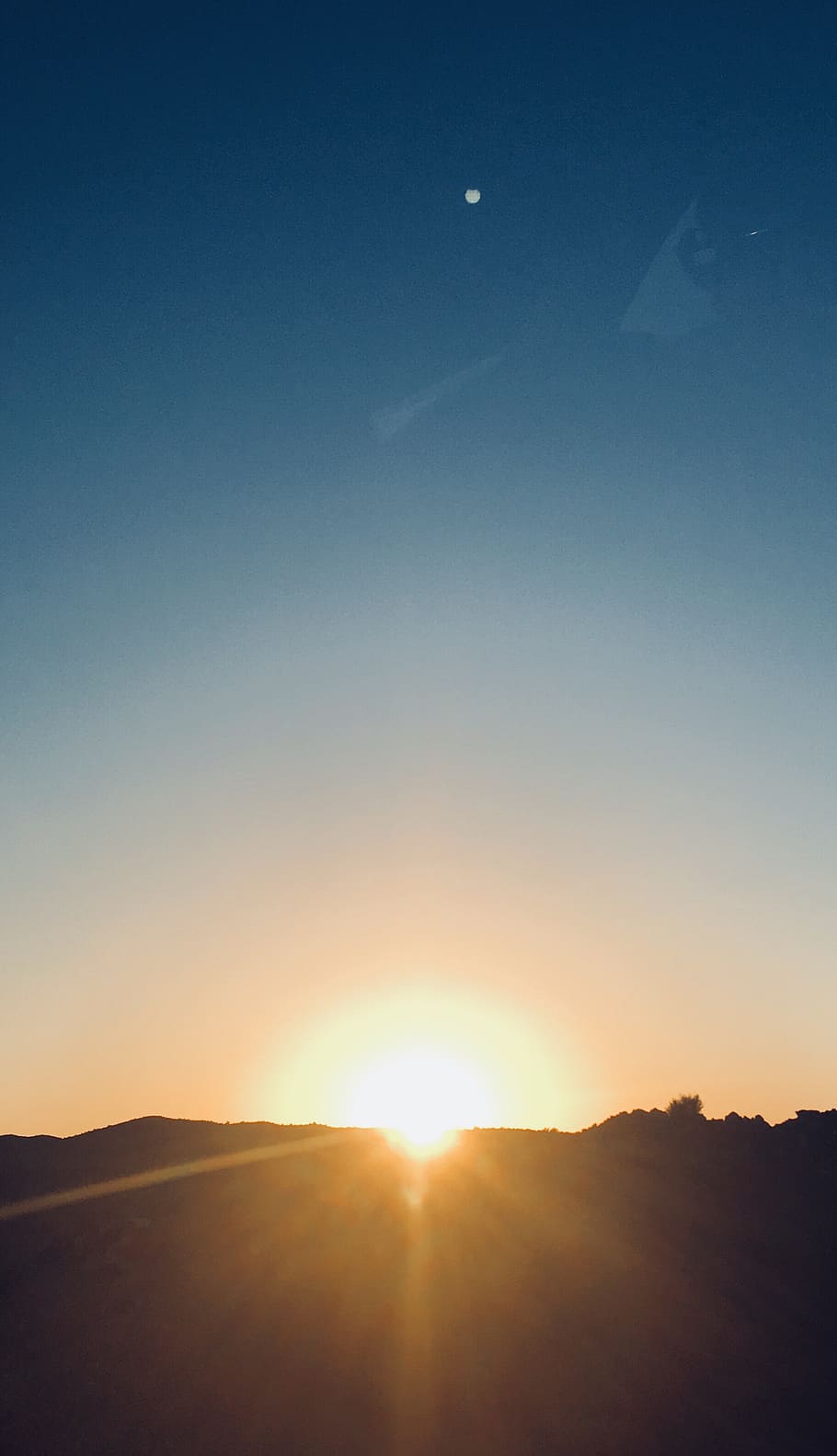 mountain, sunset, road, evening, sky, beauty in nature, tranquility HD wallpaper
