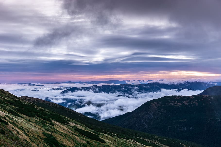 carpathian mountains, sky, cloud - sky, scenics - nature, beauty in nature HD wallpaper