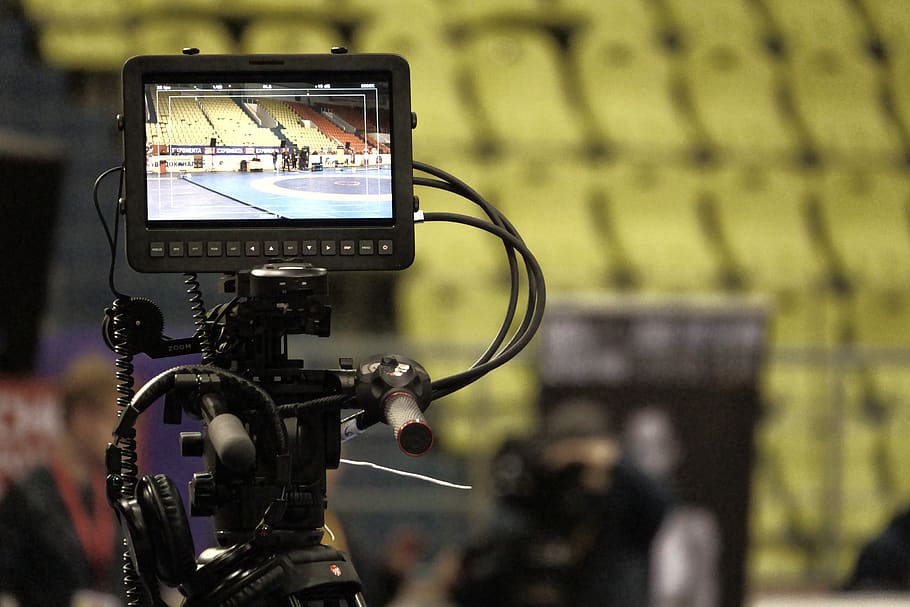 monitor, camera, video, record, movie, stadium, competition HD wallpaper