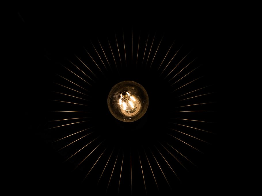 light, lightbulb, light bulb, filement, lightning, electricity HD wallpaper