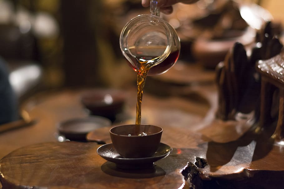 tea, teacup, pouring, beverage, drink, food and drink, refreshment HD wallpaper