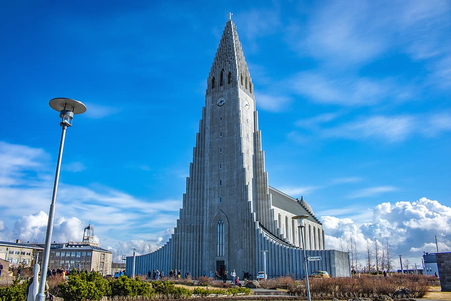 iceland, reykjavik, hallgrímskirkja, hallgrims-church, protestant, HD wallpaper