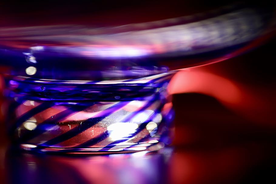 light, abstract, macro, red, blue, purple, glass, background HD wallpaper