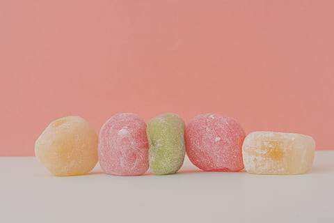 candy, sugary, confection, colourful, pink, bright, closeup HD wallpaper