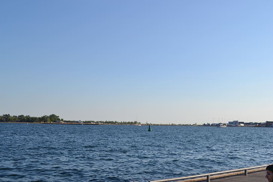 toronto, water, sky, copy space, clear sky, beauty in nature HD wallpaper