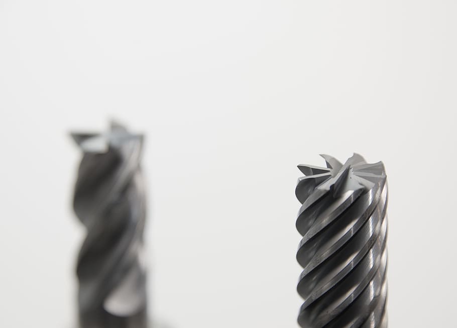 Stainless Steel Bits, close-up, drill, drilling head, metal, power tool HD wallpaper