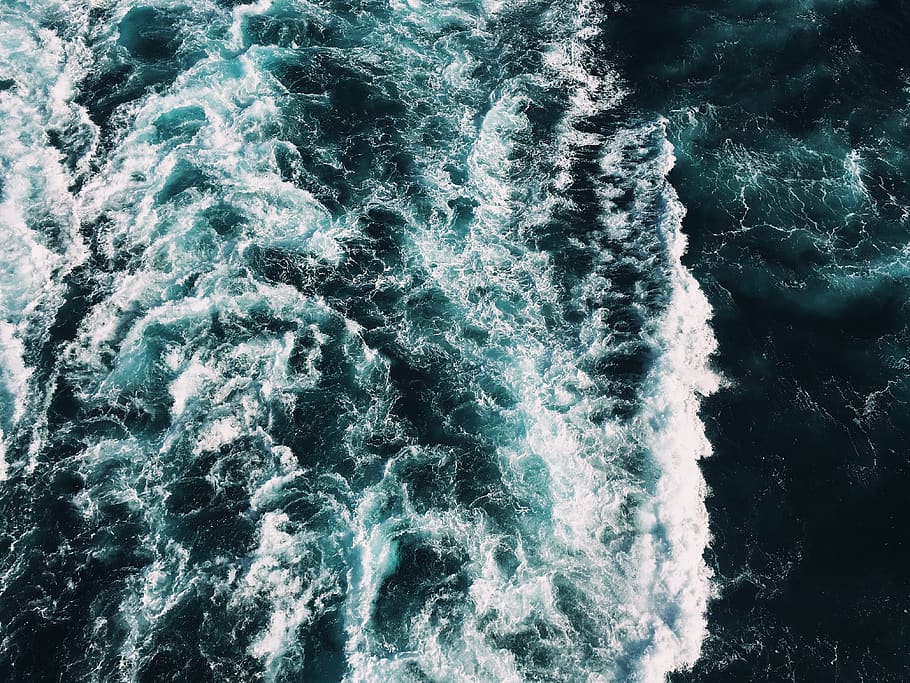 ocean waves, motion, sea, water, sport, beauty in nature, aquatic sport HD wallpaper