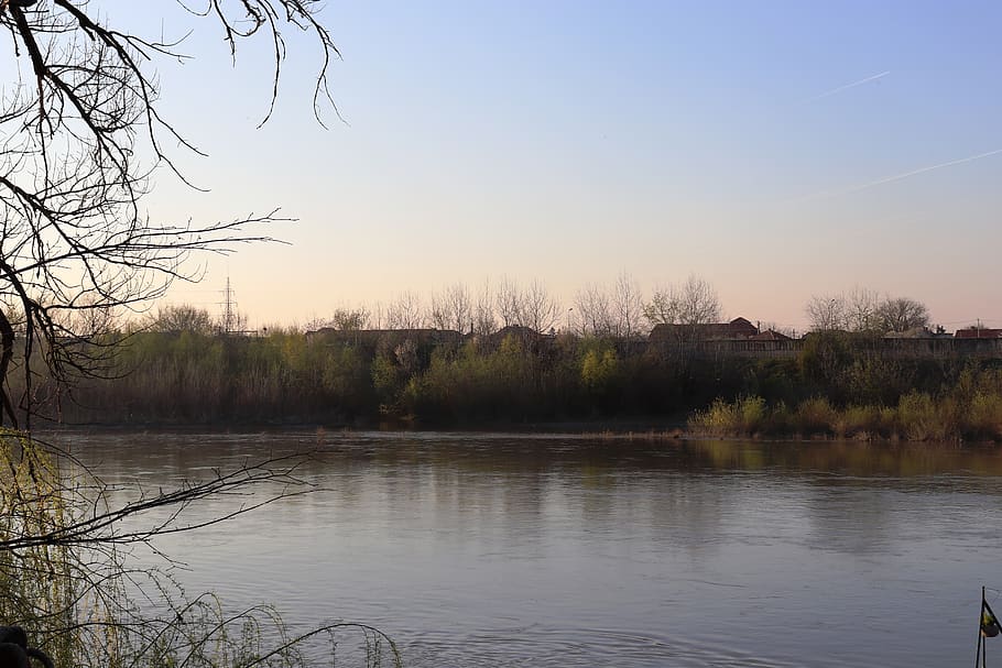 river, arad, romania, transylavanie, mures, water, landscape HD wallpaper