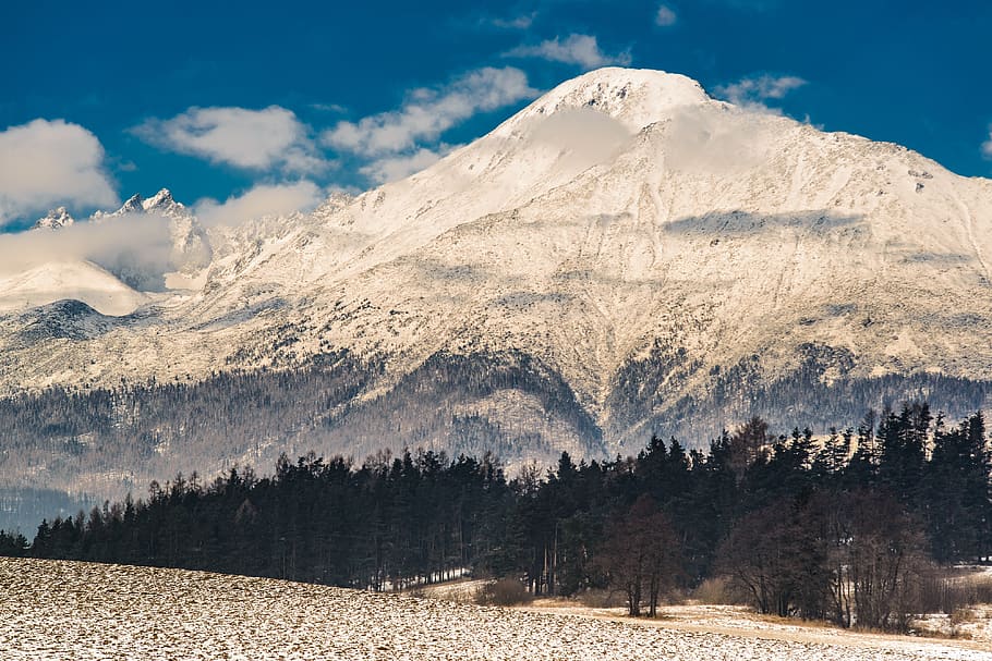 Snow capped mountain. Snow-capped Mountains.