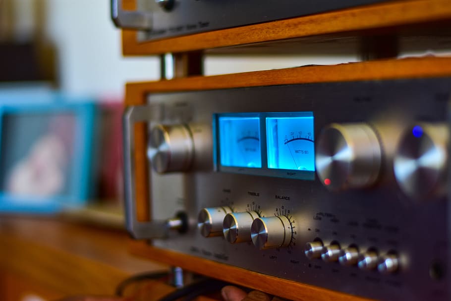 computer sound old, classic, technology, vintage, control panel HD wallpaper