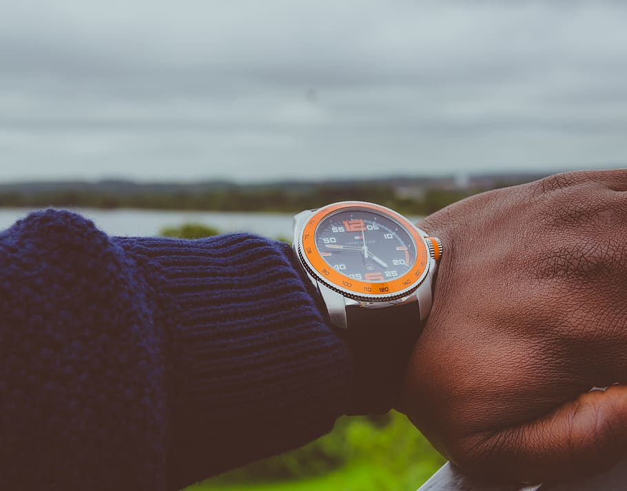 time, watch, human hand, human body part, one person, real people HD wallpaper