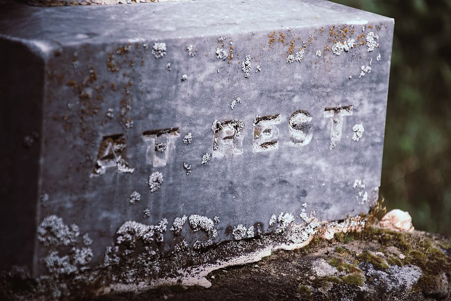 Gray Concrete Brick, abandoned, abstract, ancient, art, cemetery HD wallpaper