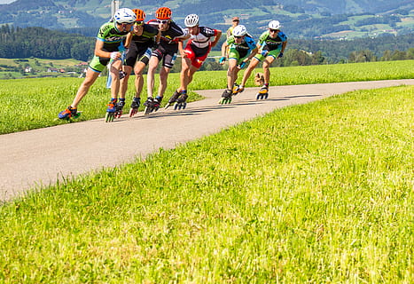 inline, inline race, skating, inliner, inline skating, endurance sports HD wallpaper