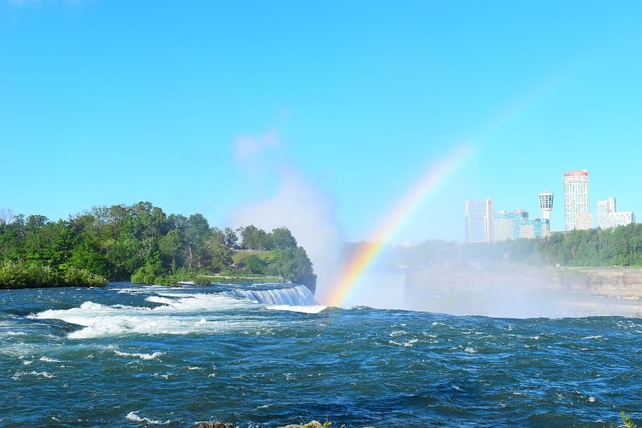 niagara, falls, water, canada, nature, landscape, ontario, cascade HD wallpaper