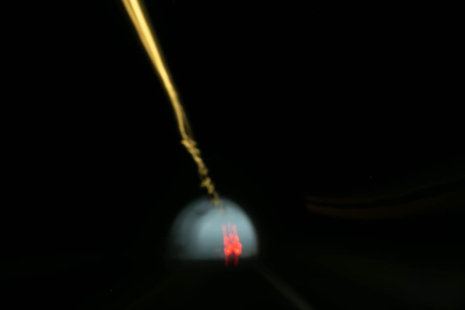 light, flare, sphere, tunnel, long exposure, experimental, trails HD wallpaper