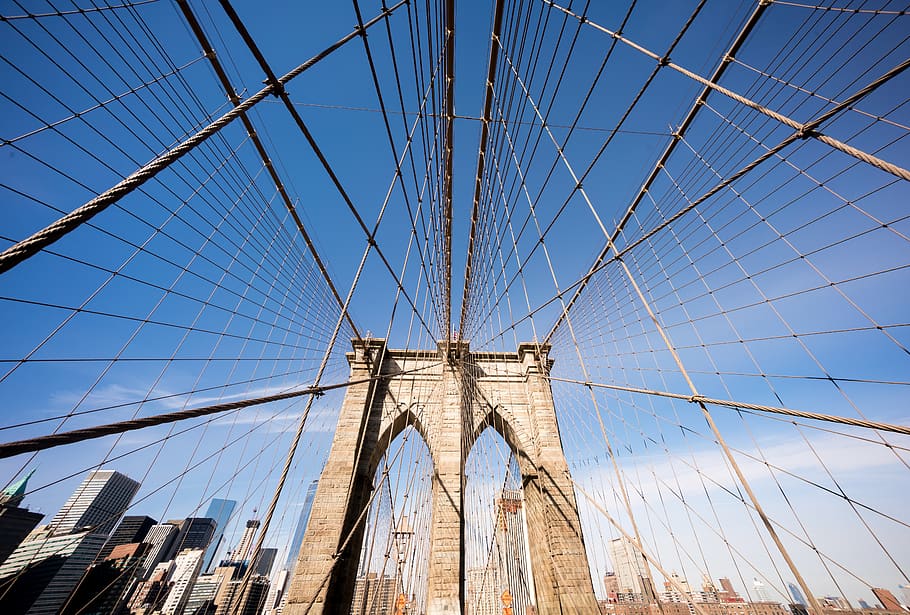sky, architecture, outdoors, tallest, travel, steel, bridge HD wallpaper