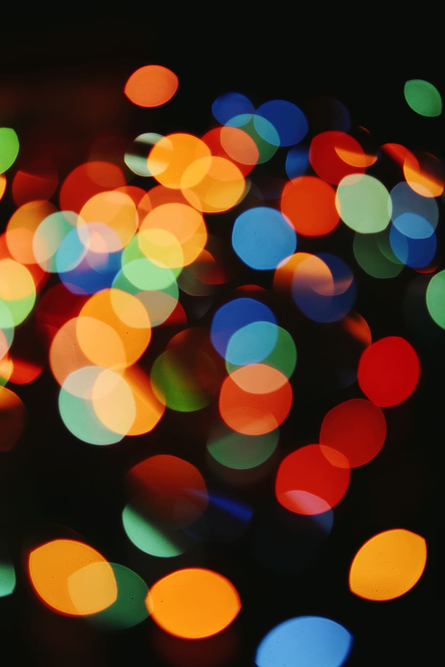 multicolored round illustration, pattern, ornament, light, fractal HD wallpaper