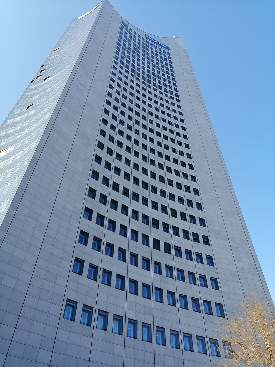 leipzig, metropolis, skyscraper, university, architecture, building exterior HD wallpaper