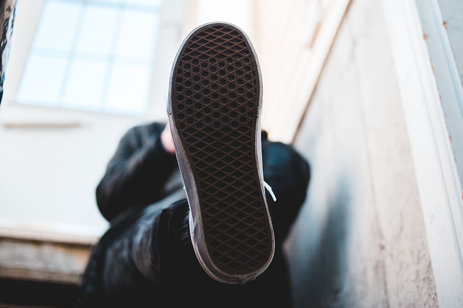 black shoe, microphone, input device, arts culture and entertainment HD wallpaper