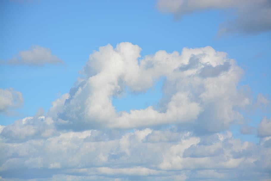 white clouds, panoramic views, cloud cirrus, cirro-cumulus, HD wallpaper