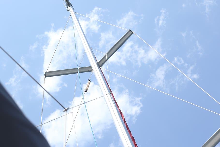 sailing, boat, sky, spain, boating, boats, cloud - sky, low angle view HD wallpaper