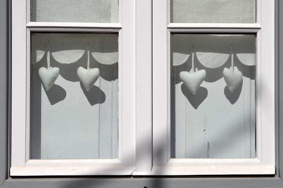 closed white window, glass - material, transparent, day, architecture HD wallpaper