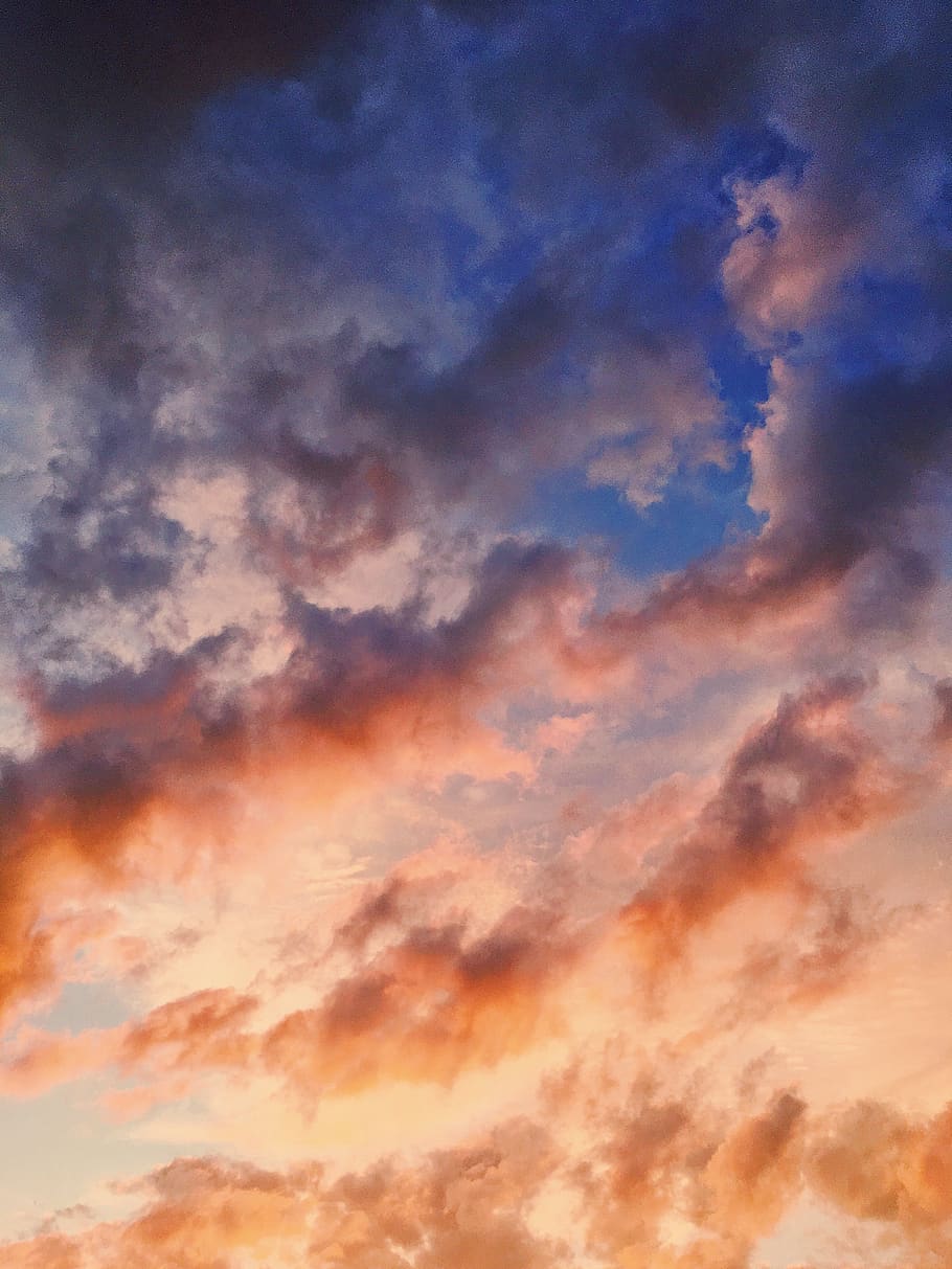 Brown and White Clouds, bright, cloudy skies, daylight, dramatic sky HD wallpaper