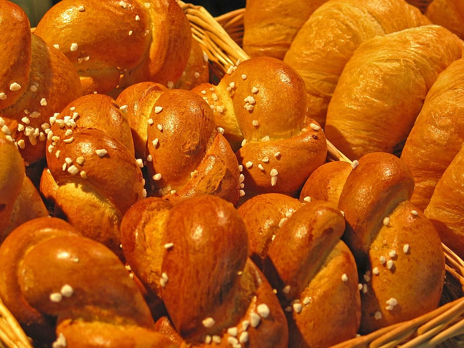 Full Frame Shot of Breads, bake, baked goods, baking, bread rolls HD wallpaper