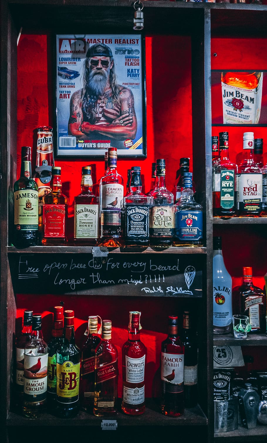 bar, drinks, fun, summer, alcohol, fall, red, whiskey, container HD wallpaper