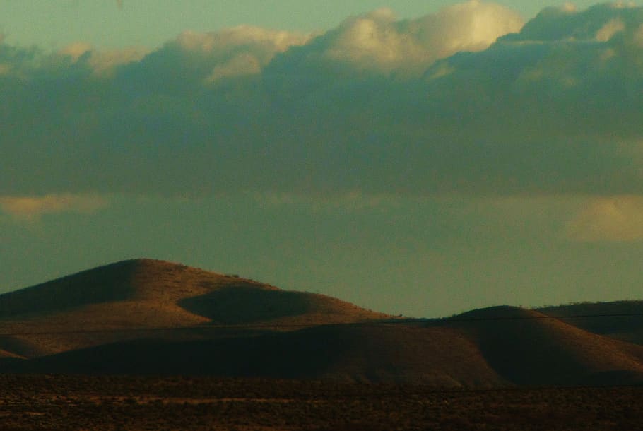 mountains, sky, desert, landscape, environment, tranquil scene HD wallpaper