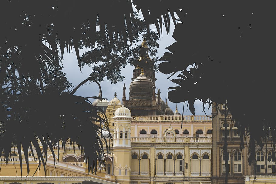 india, mysuru, architecture, building exterior, built structure HD wallpaper