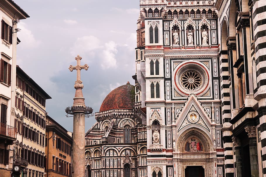 architecture, building, dome, tower, church, steeple, spire HD wallpaper