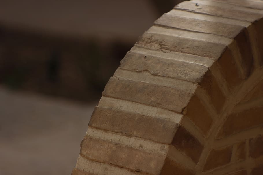 iran, ardakan, brick, brick wall, light, reflex, close-up, focus on foreground HD wallpaper
