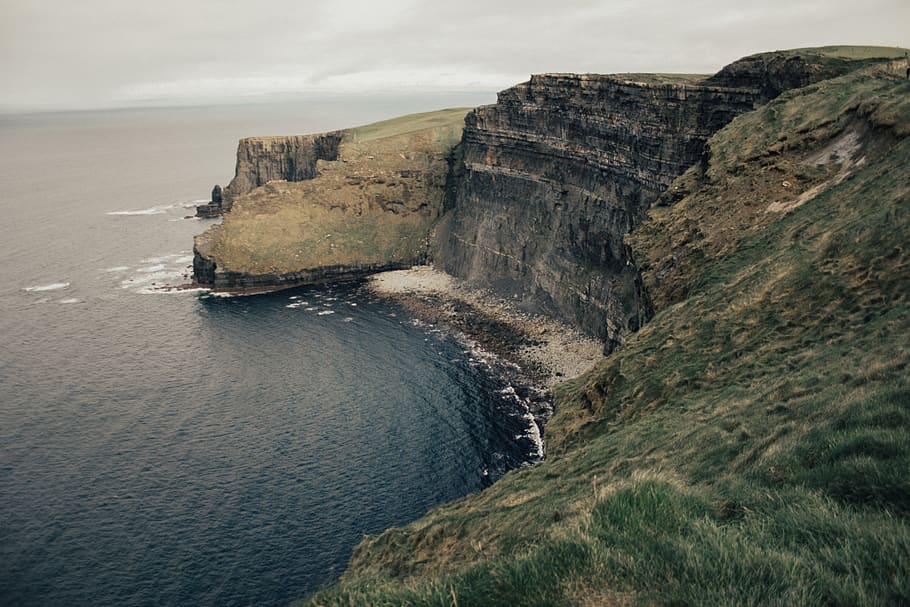 ireland, cliffs of moher, wild, atlantic, way, wild atlantic way, HD wallpaper