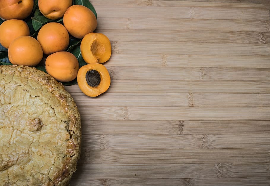 pie, food and drink, freshness, healthy eating, fruit, wood - material HD wallpaper