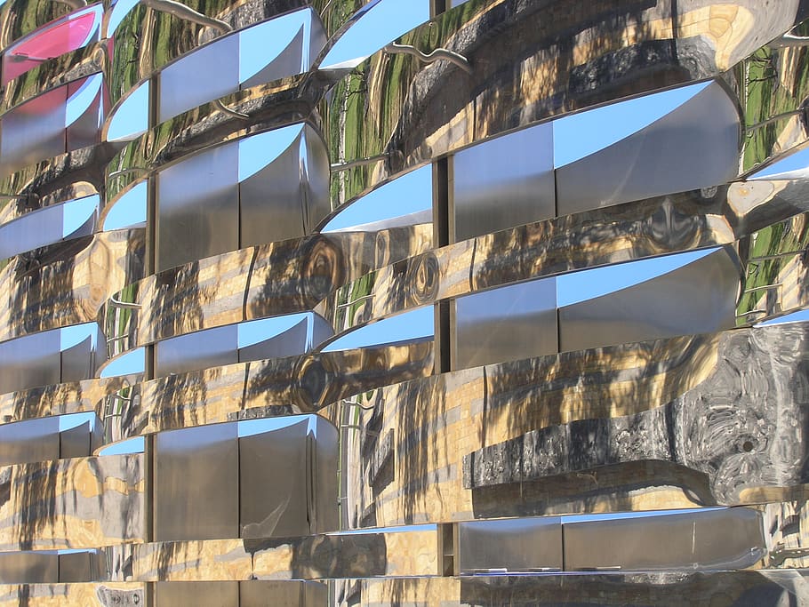 building, office building, flare, light, mesa arts center, usa HD wallpaper