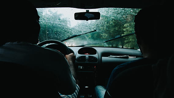Two Men Inside Moving Vehicle, automobile, blur, car, car interior HD wallpaper