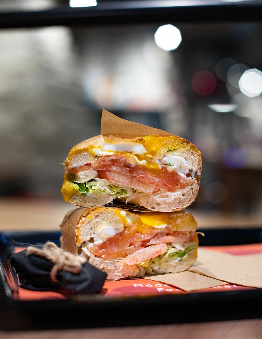 Sliced Sandwich, bread, delicious, dinner, epicure, food, lunch HD wallpaper