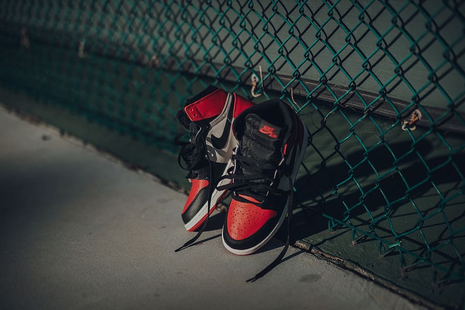HD wallpaper: Nike Air Jordan 1 shoes