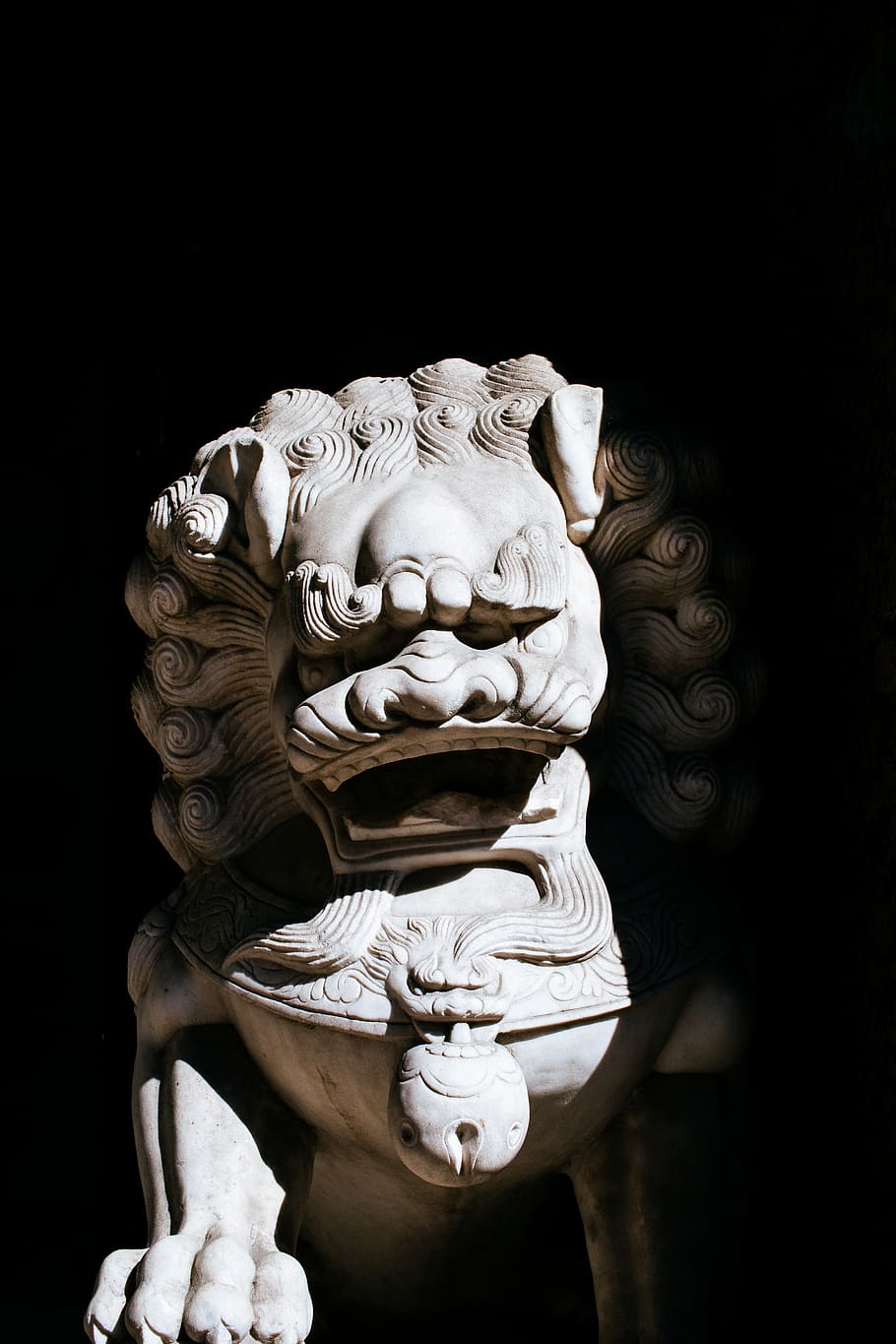 chinese dragon statue, person, human, people, art, sculpture HD wallpaper