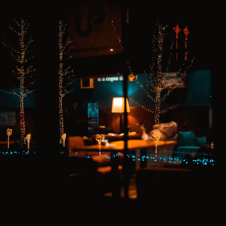 lighting, stage, dark, outdoors, electronics, screen, nature HD wallpaper